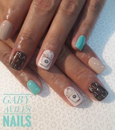 Coffee Nail Art, Cafe Frappe, New Nail Colors, Gel French Manicure, Natural Nail Designs, Cute Short Nails, Short Gel Nails, Shellac Nails