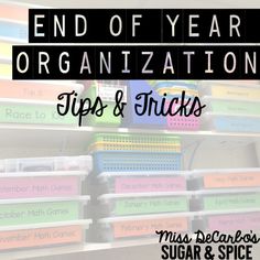 the end of year organization tips and tricks