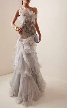 2024 Runway Fashion, Crystal Gown, Marchesa Fashion, Marchesa Couture, Marchesa Dresses, Marchesa Gowns, Premiere Dress, Marchesa Dress, Runway Gowns