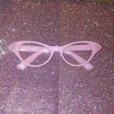 New Pair Of Pink Glasses. Pink Cat Eye Glasses, 1950s Halloween, Steve Madden Sunglasses, Coach Glasses, Gold Aviator Sunglasses, Dream Music, Tom Ford Sunglasses, Burberry Women, Halloween Accessories