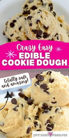 This super delicious edible cookie dough is the best recipe you can find out there for a snack or treat for your kids! Next time when they ask, you can be prepared! This cookie dough recipe is the easiest and quickest recipe you can make! Try out this treat right now!