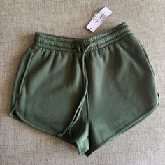 New With Tags Offers Welcome :) Green Comfortable Relaxed Fit Shorts, Green Relaxed Fit Sporty Shorts, Green Relaxed Fit Pajama Shorts, Green Relaxed Fit Activewear Shorts, Sweat-resistant Solid Color Shorts, Beaded Dress Short, Mom Denim, Mom Jeans Shorts, Topshop Jeans