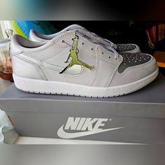 Air Jordan 1 Low Og Silver Co Jp Neutral Grey Colorway Brand New With Og All With Box Authentic Trusted Seller Mens Size 13 Bape Shoes, Shoes Air, Air Jordan 1 Low, Jordan 1 Low, Jordans For Men, Air Jordan 1, Jordan Shoes, Mens Shoes Sneakers, Jordan 1