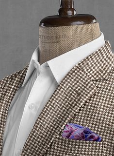 For your most important event, you demand excellent attire to make the occasion far more supreme. Crafted with wool, our Houndstooth Brown Tweed Jacket is designed with a houndstooth pattern that looks like small broken squares and brown color will capture your perfect depiction to the world and it also gives comfort at every wear. So grab this very elegant jacket that will make you look lavish on your day. 
 
Look Includes   Houndstooth Brown Tweed Fabric  Two Button Jacket Style  Notch Lapel Formal Long Sleeve Tweed Jacket With Houndstooth Pattern, Houndstooth Tailored Outerwear With Suit Collar, Tailored Houndstooth Outerwear With Suit Collar, Fitted Houndstooth Tweed Jacket With Lapel Collar, Formal Houndstooth Pattern Outerwear With Suit Collar, Formal Houndstooth Outerwear With Suit Collar, Formal Houndstooth Tweed Jacket With Lapel Collar, Formal Outerwear With Houndstooth Pattern And Suit Collar, Tweed Jacket With Houndstooth Pattern For Business Casual