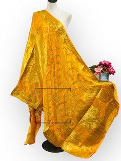 Handmade bandhani silk dupatta indian dupattas handmade item Luxury Festive Bandhani Print Dupatta, Unstitched Gold Jamawar Dupatta, Gold Silk Shawl For Eid, Festive Yellow Silk Dupatta, Semi-stitched Yellow Silk Dupatta, Yellow Jamawar Dupatta With Zari Work, Yellow Silk Dupatta With Zari Work, Yellow Jamawar Dupatta Traditional Drape, Yellow Silk Dupatta For Eid