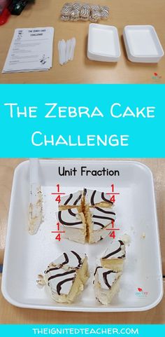 the zebra cake challenge is in progress and it's ready to be cut into pieces