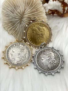 This Pendants item by BlingbyA has 812 favorites from Etsy shoppers. Ships from Lexington, MI. Listed on Jul 30, 2024 Peace Dollar, Coin Pearls, Dollar Coin, Bezel Pendant, Bead Chain, Brass Gold, Coin Pendant, Gold Coins