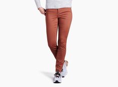 Kontour™ Skinny in Women's Pants | KÜHL Clothing Casual High Rise 4-way Stretch Jeans, Casual High-rise Jeans With 4-way Stretch, Casual High Rise Jeans With 4-way Stretch, Modern Stretch Activewear With Elastane, Modern Stretch Elastane Activewear, Modern Stretch Activewear, Functional Stretch Activewear With Straight Leg, Stretch Activewear With Straight Leg, Fitted Functional Bottoms For Spring