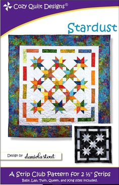 the stardust quilt pattern is featured in this book