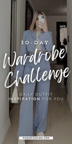 Challenge yourself with a 30-day wardrobe refresh! Get inspired with daily outfit ideas that make the most of your closet. Discover new combinations and styles that keep your looks fresh, fun, and fashionable throughout the month.	30 day wardrobe challenge | 30 days outfit | daily outfits | outfit challange | what to wear | fashion ideas | outfit ideas | 30 day wardrobe challenge | wardrobe challenge ideas | outfit ideas for a month | everyday outfit inspiration | what to wear challenge | monthly outfit planner | capsule wardrobe | minimalist wardrobe challenge | fashion challenge ideas | daily outfit ideas | style challenge | fashion challenge month | 30 days of outfits | daily style inspiration | wardrobe refresh challenge | outfit planning tips Challenge 30 Days, Capsule Wardrobe Minimalist, Outfit Planner, Daily Outfit Inspiration