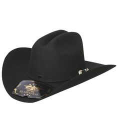 El General Texana Estilo Joan Sebastian Cowboy Hat Black Felt Hat With Flat Crown For Ranch, Western Style Adjustable Black Hat, Classic Black Adjustable Hat, Classic Black Hat With Adjustable Fit, Classic Black Hat For Ranch, Black Western Hat Bands With Flat Bill, Classic Adjustable Top Hat With Flat Crown, Adjustable Black Hat For Rodeo, Black Flat Bill Hats For Country Events