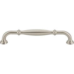 an antique style pull handle on a white background