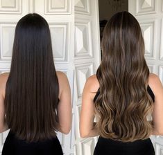 Balyage Long Hair, Balayage Straight Hair, Hair Color Light Brown, Long Hair Color