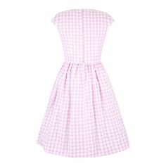 Pink Gingham Dress Pink Plaid Dress Pink Checker Dress Pink Pin Up Dress Rockabilly Dress Sundress Pink Women Summer Dress Pink Party Dress✂ This item is made to order. If you would like to have it in a different color or print, just choose from any of our available fabrics in our shop.✂ For custom sizing, please see our FAQ below or message us for details.👗 To view other dress patterns : https://etsy.me/2TwkanN🌈 For more fabric options : https://etsy.me/36v3McIGorgeous keyhole neckline dress. Gingham Dress With Short Sleeves For Garden Party, Summer Picnic Dresses In 1950s Style, Retro Gingham Dress For Spring, Spring Gingham Plaid Knee-length Dress, Retro Gingham Plaid Dress For Spring, Retro Plaid Dress For Spring, Retro Gingham Plaid Spring Dress, Retro A-line Dress For Picnic, Preppy Fitted Plaid Dress For Picnic