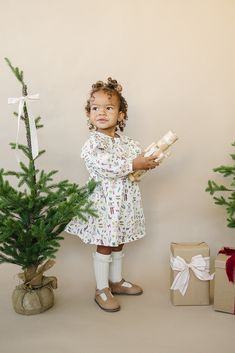 ** Bloomers go up to size 2T The Nutcracker dress is perfect for the holiday season. It is a cute yet simple dress for your baby, toddler. or child. Perfect for holidays, or a day out, our Nutcracker Long Sleeve Ruffle Dress adds a touch of sophistication to your child's wardrobe. Pair it with our cozy tights and boots for a complete look. Shop now and let your little one shine in this beautiful dress! Wash in cold water, Hang dry. 100% Cotton Measurement in inches: Length: 0-3m 11.5, 3-6m 13, 6 The Nutcracker Dress, Nutcracker Dress, Long Sleeve Ruffle Dress, Maternity Pajamas, Girls Outerwear, The Nutcracker, Tights And Boots, Simple Dress, Blouse Jeans