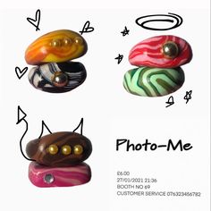 Photo booth, rings, jewellery, clay rings, chunky ring Jing Jang, Environment Landscape, Diy Tiktok, Instagram Ring, 2 More Days, Funky Rings, Clay Ring, Clay Rings