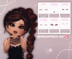 an animated image of a woman with her hands on her face and the words demonwox on it