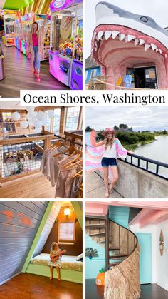 the ocean stores, washington are decorated in bright colors