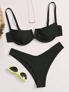 Trendy Swimsuits, Monokini, Chest Pad, High Cut, Women Swimsuits, String Bikinis