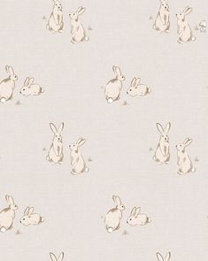 an image of rabbits in the grass on a light gray background with white outlines