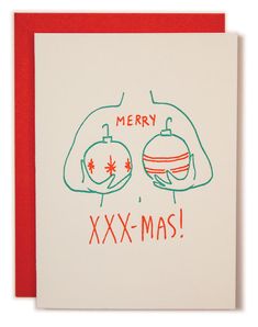 a christmas card that says merry x - mas