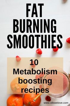 Smoothie Supplements, Fast Metabolism, Fat Burner Drinks, Healthy Smoothie, Fat Burning Drinks