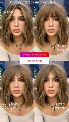 Choppy Lob Haircut With Bangs, Medium Hair With Bangs 2023, Medium Haircut Fringe, Bangs With Fine Medium Hair, Best Haircut With Bangs, Long Bob Fringe Bangs, Fringe Bangs For Fine Hair, Medium Length Haircut With Bangs 2023, 2023 Lob Haircuts With Bangs