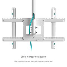 an image of a tv wall mount with cable management