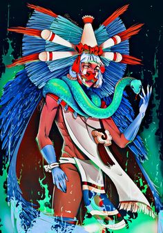 🄵🄰🄽🄰🅁🅃 Quetzalcoatl Art, Latino Art, Alien Drawings, Aztec Culture, Mayan Culture, Common Themes, Art Base, Ancient Civilizations, Gods And Goddesses