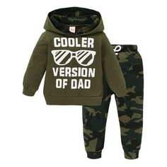 CARETOO Toddler Baby Boy Clothes Hoodie Sweatshirt Top Camouflage Pants Casual 2PCS Outfits Set 0-5T This camouflage suit is specially designed for children aged 0-5T. We use an organic cotton material to make it gentle on the baby's delicate skin.CARETOO Focus on every detail of the product, to provide customers with excellent experience, to provide you with the best quality service! Size: 3-4T.  Color: Green.  Gender: male. Toddler Boys Sweatshirt, Camouflage Suit, Clothes Hoodie, Male Sweaters, Toddler Baby Boy, Trendy Baby Clothes, Camouflage Pants, Smart Outfit