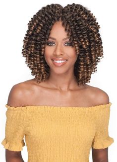 BOBBI BOSS Crochet Braiding Hair Bobbi Boss 2X Crochet Braid - Brazilian Flexi Rod Curl 6 Bobbi Boss Crochet Hair, Flexi Rod Curls, Box Braid Hair, Flexi Rods, Curly Crochet Hair Styles, Hair Crochet, Crochet Braid, Voluminous Hair, Crochet Hair