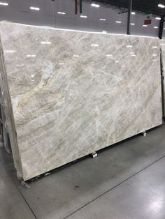 a large marble slab in a warehouse