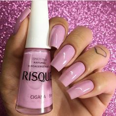 Long Natural Nails, Nail Polish Brands, Nails Now, Pink Nail Designs, Colorful Nail Designs, Fabulous Nails, Nail Paint