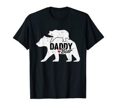 PRICES MAY VARY. Be proud of your dad and show your love for him by this daddy bear T-Shirt for christmas or father's day! This zoo animal design is the perfect dad and son matching, or daddy and daughter gifts for your dada, papa, pops, husband, or grandpa Get this daddy bear T-Shirt for your father as gift and make him happy on his birthday or father's day! Wether they are new, soon to be, future, expecting, single, retired, veteran, bonus or step dad, they will surely love this! Lightweight, Daddy And Daughter, Baby Cubs, Love For Him, Dad And Son, Pop T, Zoo Animal, Fathers Day Shirts, Bear T Shirt, Daughter Gifts