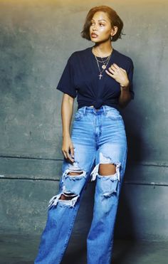 Meghan Good Bob, Jean Short Fall Outfit, Megan Good Style, Meagan Good Outfits, Wide Leg Jeans Outfit Black Women, Meagan Good Style, Doctors Appointment Outfit, Chill Outfits