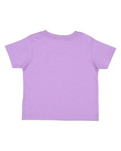 Toddler Fine Jersey T-Shirt - LAVENDER - 7 | Rabbit Skins Toddler Fine Jersey T-Shirt in Lavender Size 7 | Cotton Yellow Bamboo, Pink Garnet, Vintage Indigo, Heather Green, Orange And Turquoise, Popular Colors, Brown Leopard, Peachy Pink, Vintage Turquoise