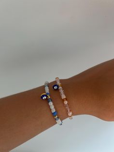 Hand-Made Evil Eye beaded bracelets Beaded Evil Eye, Eye Bracelet, Evil Eye Bracelet, Evil Eye, Arm Band, Poland, Jewelry Bracelets, Hand Made, Beaded Bracelets