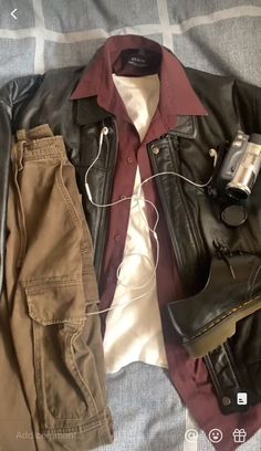 Lookbook Outfits Casual, Stussy Converse, Outfits Lookbook, Conan Grey, Masc Outfits, Guys Clothing Styles, Neue Outfits, Leather Jacket Outfits