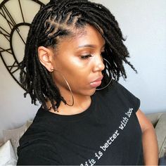 Small Medium Locs, Jet Black Locs, Cream Of Nature, Loc Nation, Natural Dreads, Curly Hair Photos