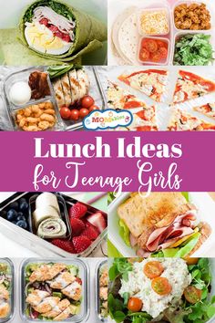 lunch ideas for teenage girls Cute And Easy Lunch Ideas, Teenage Lunches For School, Summer Lunch Ideas For Teens At Home, Junior High Lunch Ideas Middle School, Easy Food For Lunch At Home, Simple Healthy School Lunches, Teen Bento Box Lunch Ideas, Teen Girl Lunch Ideas, Teens Lunch Ideas For School