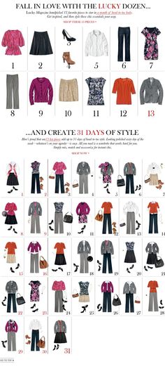 Gotta figure out how to do this! Wardrobe Capsule, Wardrobe Basics, Different Outfits, Angkor, Work Wardrobe, Looks Style, Mode Inspiration, Work Attire, Work Fashion