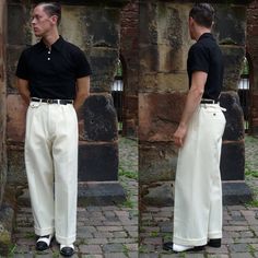 Old Money Pants, 1940s Mens Fashion, Flannel Trousers, Flannel Pants, Men Stylish Dress, Vintage Mens Fashion, 40s Fashion, Stylish Mens Outfits