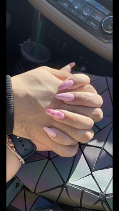 Barbie Nails Acrylic, Summer Spring Nails, Barbie Nail, Press On Nail Designs, Trending Summer Nails, Couple Vibes, Fake Nail Tips, Barbie Nails, Cute Barbie