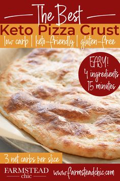 the best keto pizza crust low carb / keto friendly, gluen - free