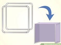 an image of a box with the door open and arrows pointing to it's side