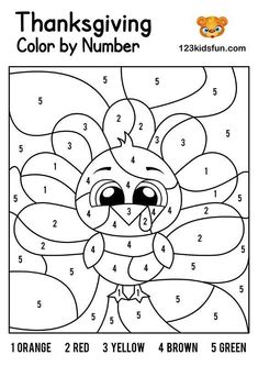 Thanksgiving Pictures To Color, Thanksgiving Color By Number, Thanksgiving Games For Kids, Thanksgiving School, Free Thanksgiving Printables, Thanksgiving Pictures