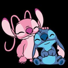 Ange y Stitch💕 Angela And Stitch, Stitch Cousins, Closed Eyes, Manicure, Lily, Disney