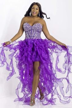 Modest Purple Plus Size Prom Dresses Sweetheart Beaded Organza Long Dark Purple Prom Dress, Dark Purple Bridesmaid Dresses, Purple Prom Dress Short, Neon Prom Dresses, Sparkly Prom Dress, Prom Dress 2014, Purple Prom, High Low Prom Dresses, Prom Dress Plus Size