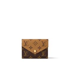 LOUIS VUITTON® - Victorine Wallet - Monogram Monogram Reverse Luxury Wallet In Monogram Canvas, Classic Wallet In Monogram Canvas With Original Box, Luxury Brown Wallets With Logo, Classic Monogram Canvas Wallet, Luxury Monogram Canvas Wallet With Card Slots, Reverse Canvas, Louis Vuitton Official Website, Bags Louis Vuitton, Luxury Wallet