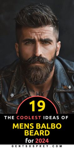 Step up your grooming game with these 19 stylish Balbo beard ideas for 2024. Whether you're into short, faded styles or longer, more aesthetic looks, these Balbo beard styles for men are sure to turn heads. From classic styles to modern twists, there's a Balbo beard style here for every man. Upgrade your look with these trending Balbo beard ideas! Beard Moustache Style, Haircut For Bearded Men, Beard Stache Style, Handlebar Mustache And Beard, Faded Beard Styles For Men, Men’s Beard Styles, Bandholz Beard, Full Beard Styles For Men, Balbo Beard